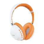Беспроводные наушники MORE CHOICE HW34S белый/оранжевый, накладные, Bluetooth, до 6 ч, фото4