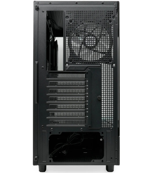 Компьютерный корпус HSPD F710, Panoramic Mid Tower, черный, TG, 0.5 SPCC, 3x120мм ARGb E-ATX, ATX, mATX, mITX 185/395/270мм 2x2.5', 1x3.5', 7xPCI 2xUSB-A 3.0 435x230x457мм