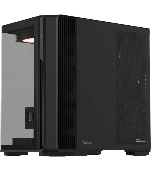 Компьютерный корпус Formula Crystal Z7 PA черный без БП ATX 5x120мм 1xUSB3.0 1xUSB3.1 audio bott PSU