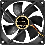 Вентилятор для корпуса ExeGate ExtraSilent ES12025S3P черный, 120 мм, 1300 об/мин, 22 дБ, 3 pin, фото4