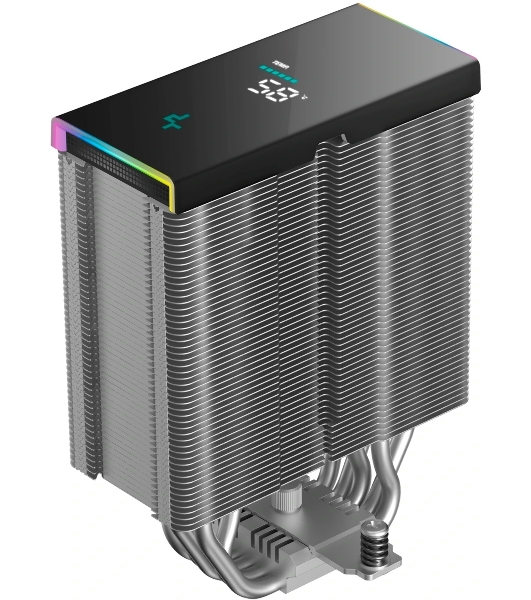 Кулер для процессора DEEPCOOL AK500S DIGITAL SE LGA20XX/1700/1200/115X/AM5/AM4 (12шт/кор, TDP 240W, PWM, Fan 120мм, 5 тепл. трубок, Copper Base, черный) RET (R-AK500S-BKADMN-GJD)