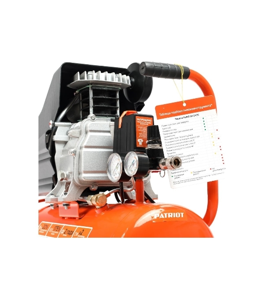 Компрессор Patriot EURO 24-240K + набор пневиоинструмента KIT 5В1.5кВт 220В 240л/мин 24л