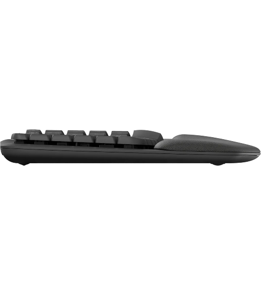 Клавиатура Logitech Wave Keys беспроводная, Bluetooth, радиоканал, серый