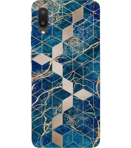 Чехол (клип-кейс) Gresso Meridian, для Samsung Galaxy A02, синий gr17aaae8917