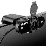 Веб-камера SVEN IC-915 1280x720, 30 кадр/с, USB Type-A, микрофон, шторка приватности, универсальное крепление, фото2