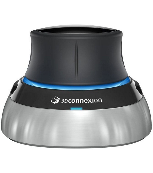 Мышь беспроводная 3DConnexion SpaceMouse Wireless (3DX-700115) черный/серебристый, радиоканал, Bluetooth, USB, кнопки - 2
