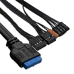 Компьютерный корпус Minitower ExeGate BAA-109U2-UNS350 (mATX, БП UNS350 с вент. 12см, 2*USB+2*USB 3.0, аудио, черный), фото2