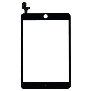 Сенсорное стекло (тачскрин) Ipad mini 3 (retina) + IC (A1599, A1600), черное