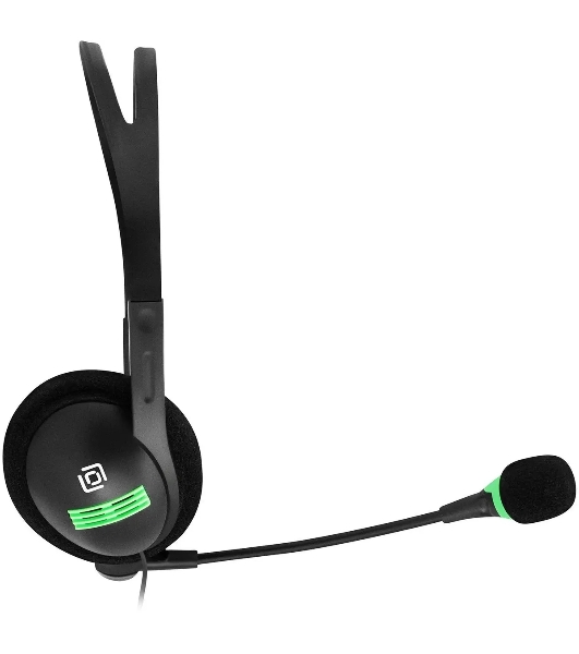 Гарнитура Oklick HS-M100 чёрный, проводная, 3.5 мм