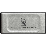 Внешний SSD Kingston XS2000, 2TB, USB 3.2 Gen 2x2 Type-C, R/W 2000/2000, серебристый, фото 1