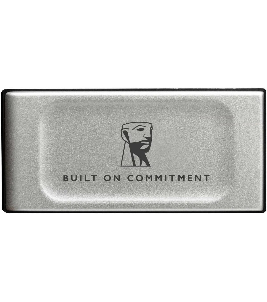Внешний SSD Kingston XS2000, 2TB, USB 3.2 Gen 2x2 Type-C, R/W 2000/2000, серебристый