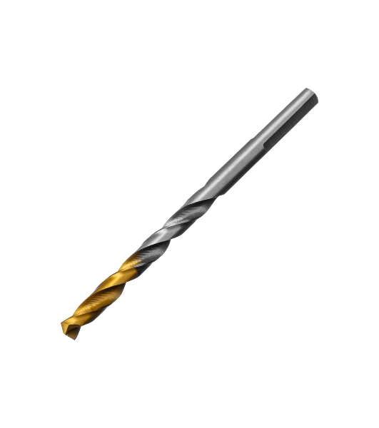 Сверло спиральное по металлу Denzel 5,5 x 93мм, Р6М5, Golden Tip