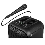 Портативная колонка SVEN PS-880, черный, 1.0, 110 Вт (RMS), Bluetooth, FM, USB, microSD, LED-дисплей, аккумулятор, фото11