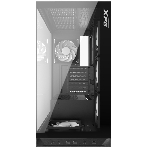 Компьютерный корпус XPG INVADER X BLACK (INVADERXMT-BKCWW) Mid-Tower Gaming ATX PC Case with Panoramic View, Tempered Glass Panels, and RGb Lighting Black, фото4