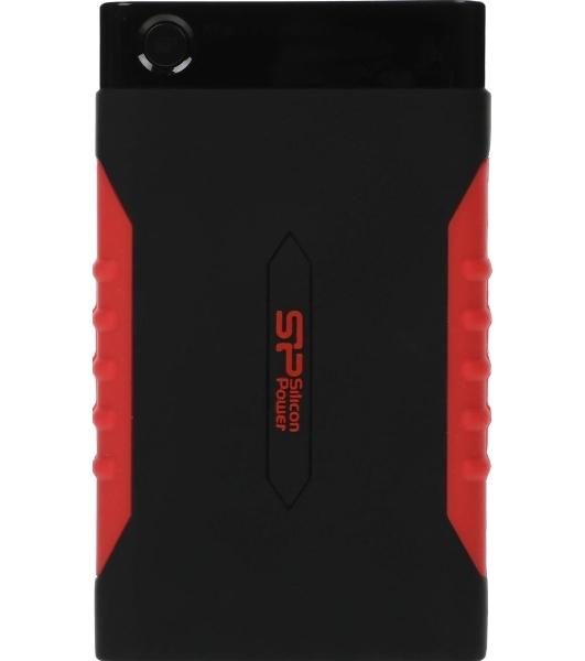 Внешний HDD 2.5' Silicon Power Armor A15, 2TB, USB 3.2 Gen 1 Type-A, 5400 rpm, черно-красный