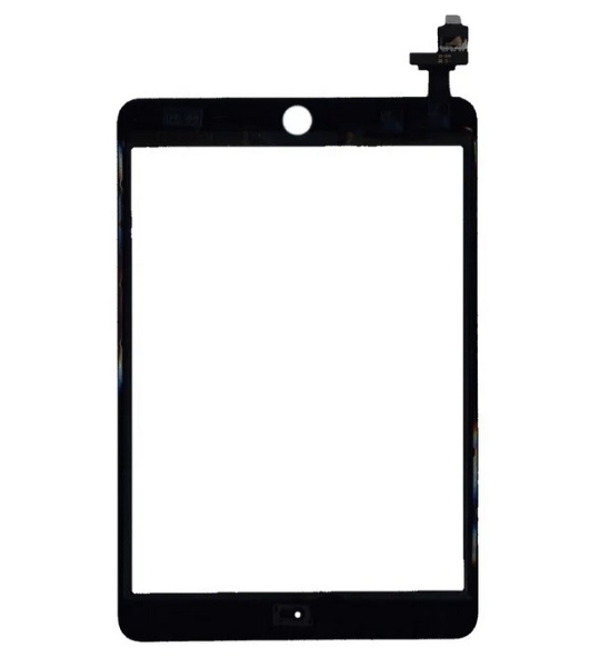 Сенсорное стекло (тачскрин) Ipad mini 3 (retina) + IC (A1599, A1600), черное