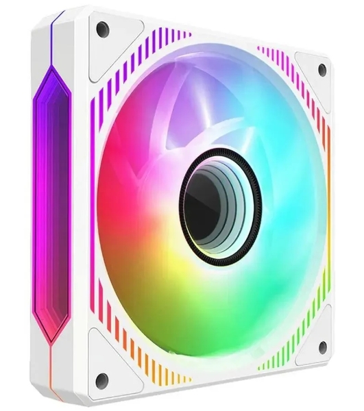 Вентилятор для корпуса Alseye Mirror-W-P белый, 120 мм, 2000 об/мин, 35.2 дБ, 4 pin
