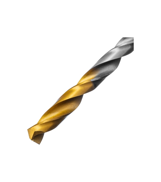 Сверло спиральное по металлу Denzel 5,5 x 93мм, Р6М5, Golden Tip
