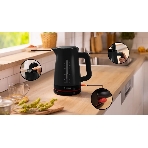 Электрочайник Bosch TWK3M123 черный, 1.7 л, 2400 Вт, скрытый нагревательный элемент, фото5