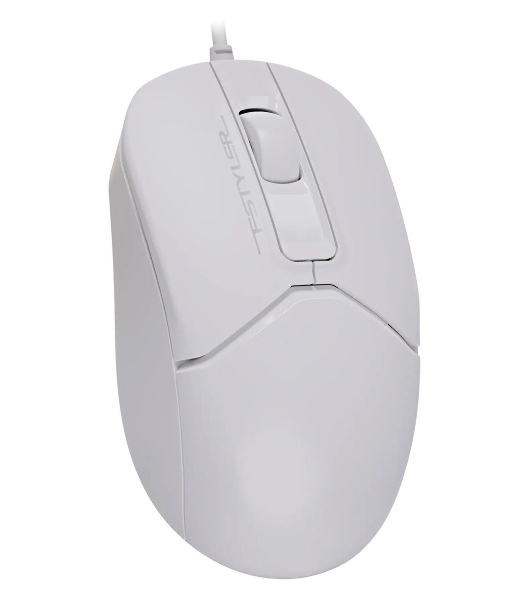 Мышь проводная A4Tech Fstyler FM12 белый, 1200 dpi, USB, кнопки - 3
