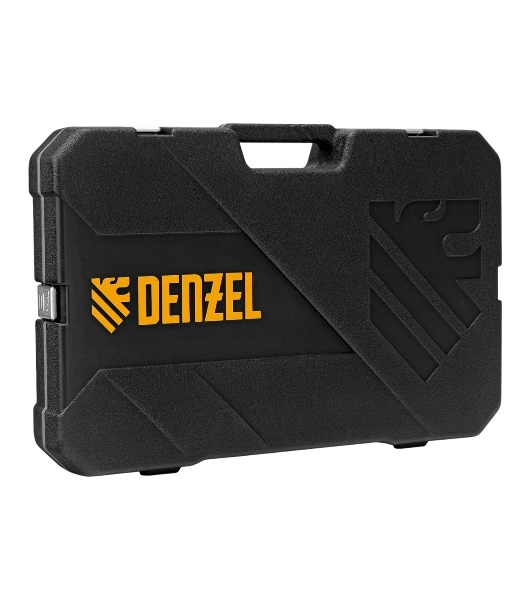 Набор инструментов Denzel 1/2', 1/4', CrV, S2, пластиковый кейс, 194 предмета