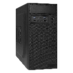 Компьютерный корпус Minitower ExeGate BAA-109U2-UNS350 (mATX, БП UNS350 с вент. 12см, 2*USB+2*USB 3.0, аудио, черный), фото 1