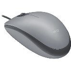 Мышь проводная Logitech M110 серый, 1000 dpi, USB, кнопки - 3, фото4