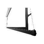Экран с электроприводом Lumien Cinema Control 185x243 см (раб.область 132х235 см) (106') Matte White FiberGlass черная кайма по периметру, доп.черная область 47 см, триггер., RS232, IR, RF управл. в комплекте, белый корпус 16:9, фото6
