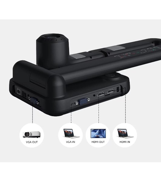 Документ-камера IQBoard [IQView E4521] 8 мегапикселей (разрешение 3840x2160), 10 digital zoom, интерфейсы: HDMI, VGA, USB 2.0, встроенное программное обеспечение без установки на ПК