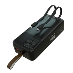 Портативный аккумулятор More choice (4620202550637) PB55-30 с кабелем 1USB 3.0A 22.5W PD - 30000mAh черный, фото 1