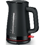 Электрочайник Bosch TWK3M123 черный, 1.7 л, 2400 Вт, скрытый нагревательный элемент, фото 1