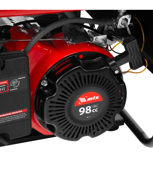 Генератор бензиновый MTX RS-1500, 1,1 кВт, 230В, ручной стартер