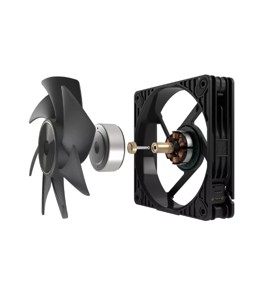 Вентилятор в корпус ASUS PROART PF120 FAN PWM BLACK черный, 120x120x28 мм, 3000 об/мин, 39 дБ, 4 pin