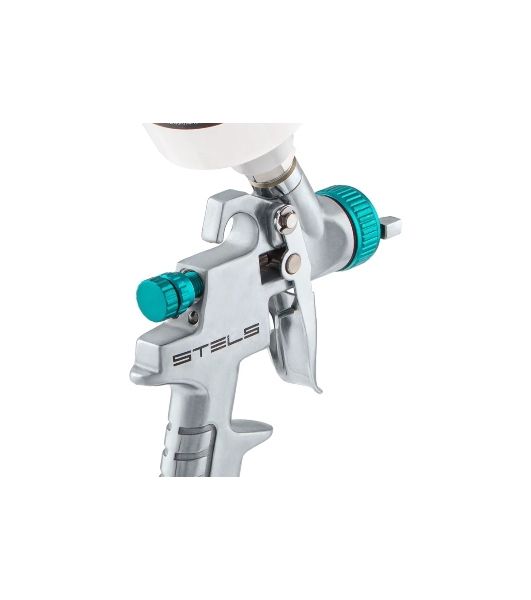 Краскопульт пневматический Stels ag 810 hvlp 57361 гравитационный сопло 0.8мм и 1мм