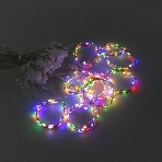 Гирлянда Neon-night светодиодный занавес из росы 3х3м 300 LED IP20 USB + пульт управления с крючками для крепления мультиколор, фото5
