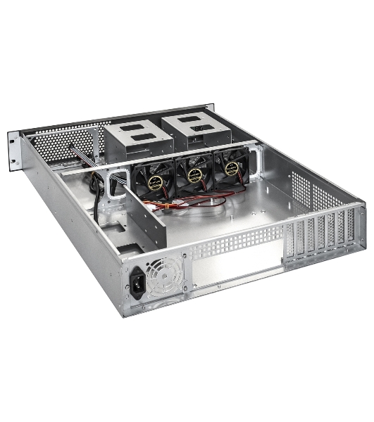 Серверный корпус ExeGate EX293344RUS Pro 2U550-08 (RM 19', высота 2U, глубина 550, БП 1200ADS, 2*USB)