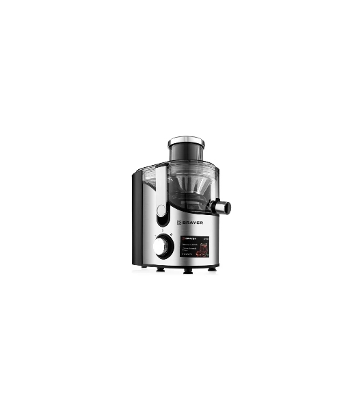 Соковыжималка BRAYER BR1710 серебристый, центробежная, 800 Вт, 350 мл, механическое