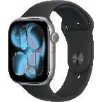 Умные часы Apple Apple Watch Series 11 GPS A3333 1.96' OLED, 4G (LTE), Wi-Fi, Bluetooth 5.3, NFC, IPX8, серый космос, черный, фото 1