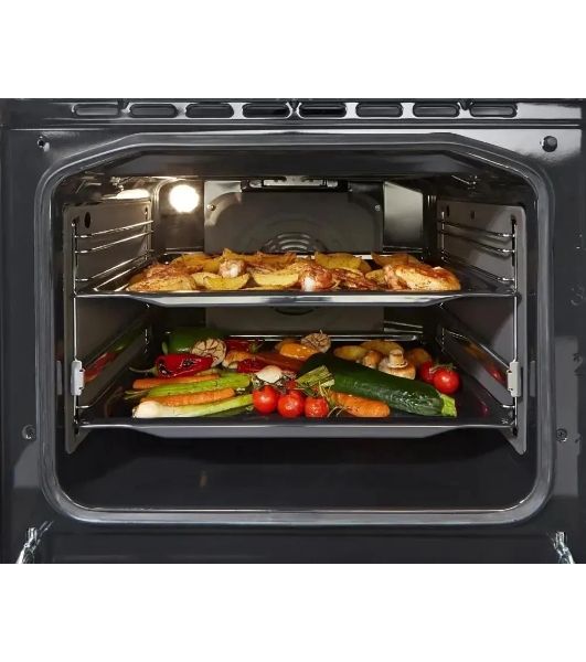 Плита электрическая Gorenje GEC5A12SG серый/черный стеклокерамика (без крышки)