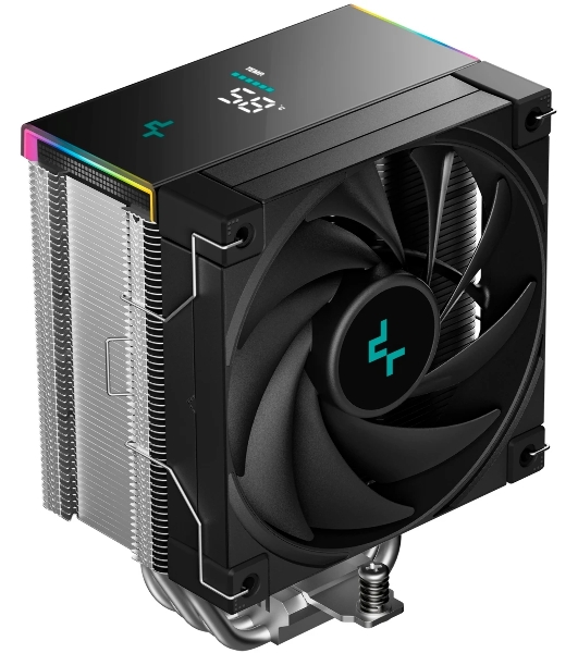 Кулер для процессора DEEPCOOL AK500S DIGITAL SE LGA20XX/1700/1200/115X/AM5/AM4 (12шт/кор, TDP 240W, PWM, Fan 120мм, 5 тепл. трубок, Copper Base, черный) RET (R-AK500S-BKADMN-GJD)