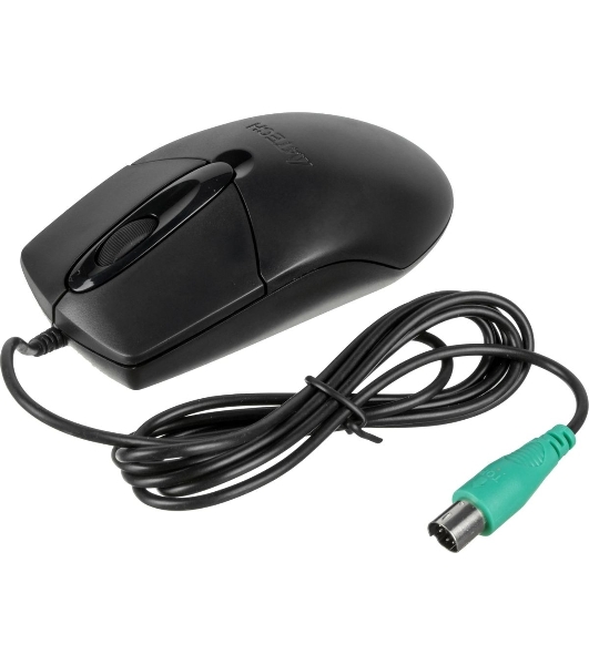 Мышь проводная A4Tech OP-720 черный, 1000 dpi, PS/2, кнопки - 3