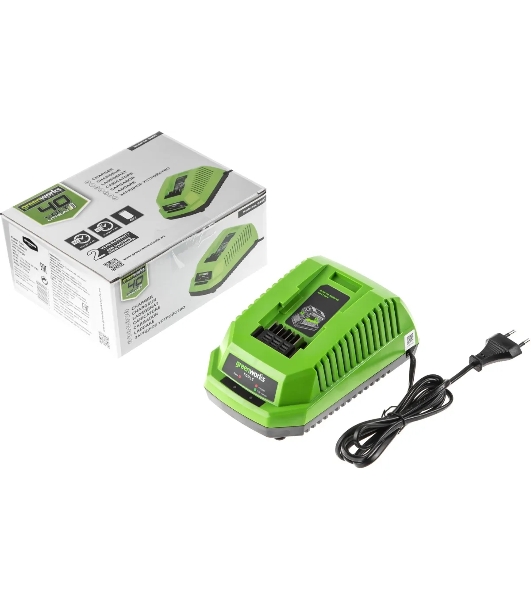 Снегоуборщик аккумуляторный GreenWorks GD40SSK4, 40V, 30 см, бесщеточный, с 1хАКБ 4 А.ч и ЗУ 2600807UB