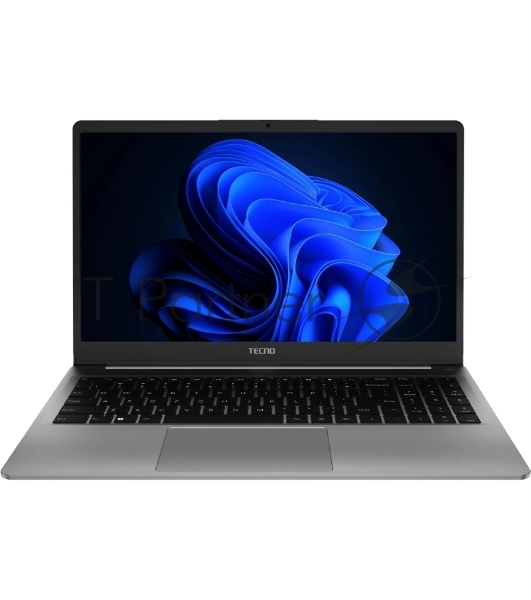 Ноутбук Tecno MegaBook K15SDA Ryzen 5 7430U 16Gb SSD 512Gb AMD Radeon Graphics 15.6' IPS FHD (1920x1080) Windows 11 Home grey WiFi BT Cam 6060mAh (71005000257)