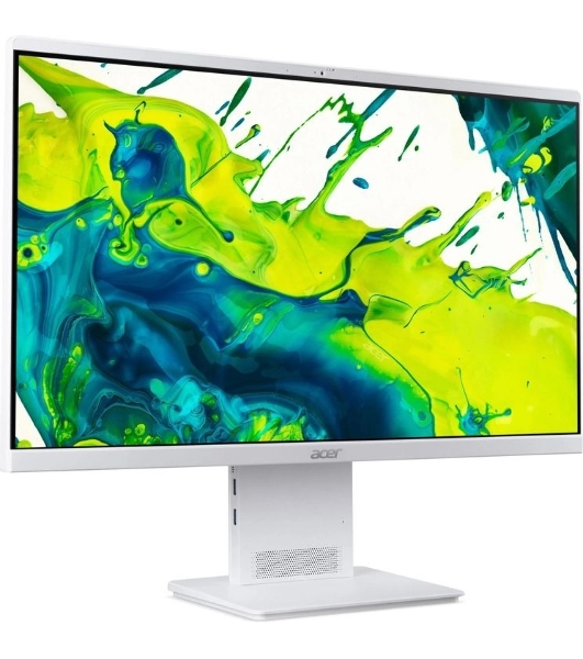 Моноблок Acer Aspire S24B-GLNL 23.8' Full HD Core Ultra 5 226V (2.1) 16Gb SSD512Gb Arc graphics Eshell GbitEth WiFi BT 90W клавиатура мышь Cam белый 1920x1080