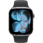 Умные часы Apple Apple Watch Series 11 GPS A3333 1.96' OLED, 4G (LTE), Wi-Fi, Bluetooth 5.3, NFC, IPX8, серый космос, черный, фото2