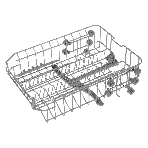 Встраиваемая посудомоечная машина HOMSAIR DW44L-2, серебристый, 44.8 см, 9 компл., 49 дБ, класс A++, фото4