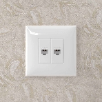 Розетка компьютерная DKC Avanti 4400664 RJ-45 без шторки в стену, кат.5е двойная, 'Белое облако', фото6