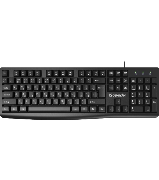 Клавиатура Defender Navigator HB-138 проводная, USB Type-A, чёрный