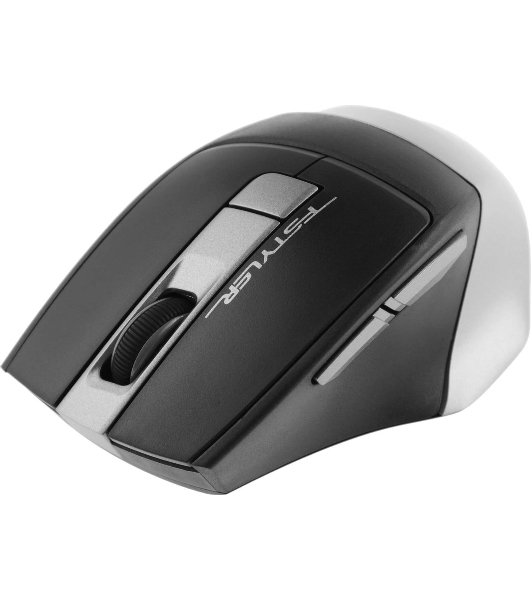 Мышь беспроводная A4Tech Fstyler FG35 серый/черный, 2000 dpi, радиоканал, USB, кнопки - 6