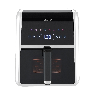 Аэрогриль Centek CT-3188 черный, 1500 Вт, 5 л, сенсор, 8 программ